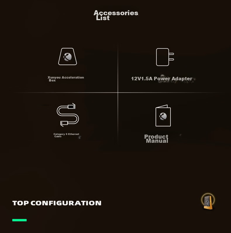 XUNYOU.COM Flagship Version Second-Generation Accelerator Box SVIP Annual Card Package 15