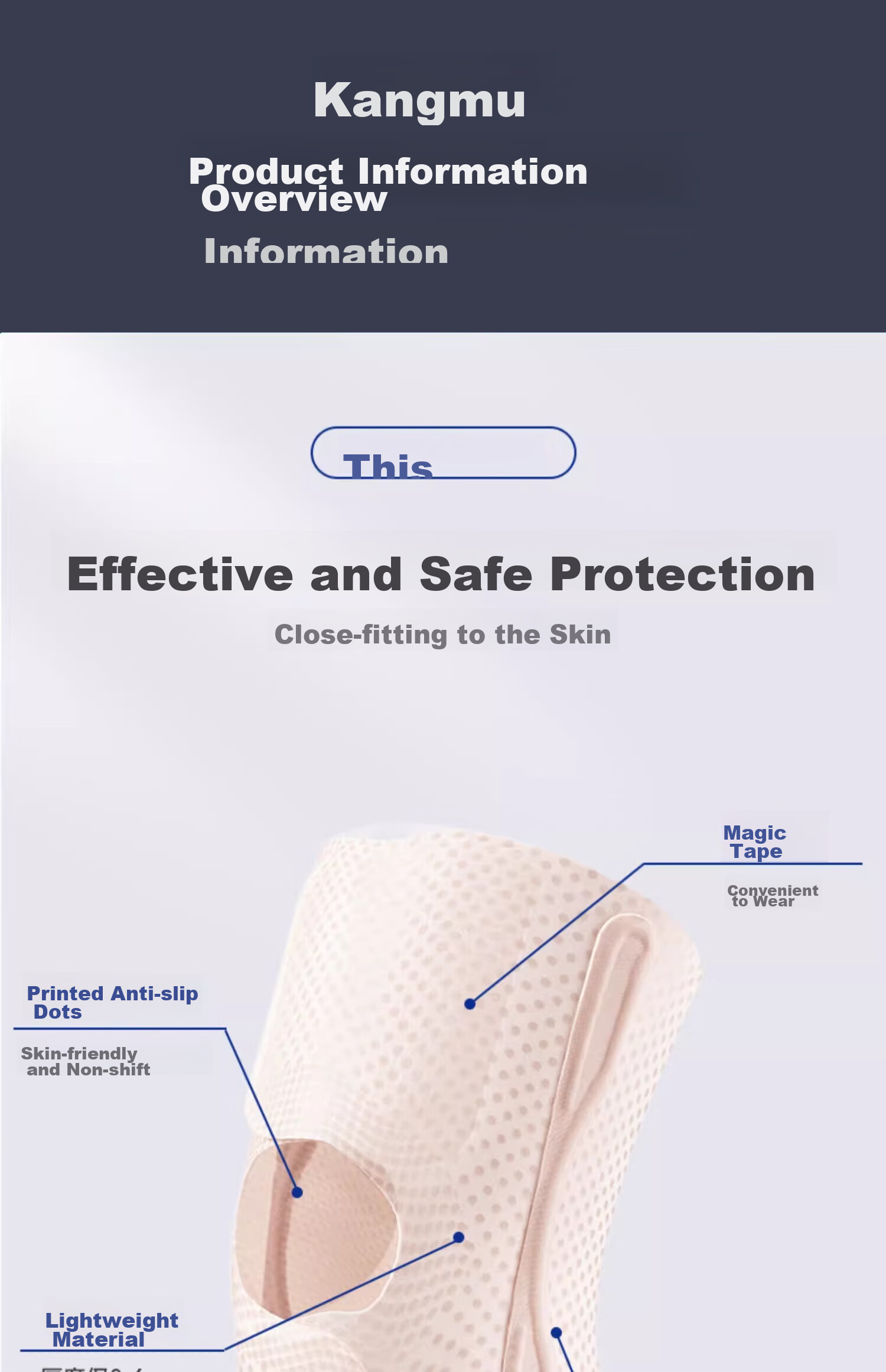 Kangmu Japanese Meniscus Injury Fluid Collection Specialized Knee Brace Rehabilitation Protective Gear for Knee Joint Protection against Synovitis for Men And Wome 7