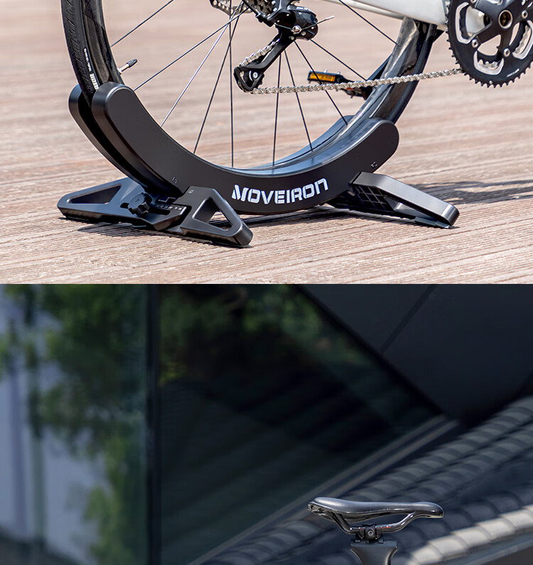 Move Iron Bicycle Parking Rack, Road And Mountain Bike Display Stand, Adjustable Foot Support, Portable Base for Home Use 20