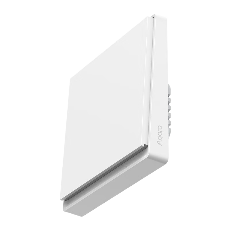 Aqara Smart Switch E1 Single-Button Remote Control with Zero Power Consumption, Integrated with Mijia APP/iPhone HomeKit, White
