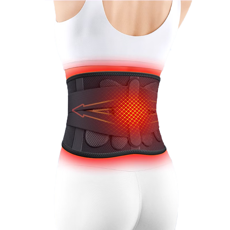 ZEAMO Medical Grade Self-Heating Lumbar Support Waist Belt for Disc Herniation and Strain Heat Therapy Wrap