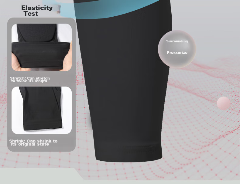 TEEIS Basketball Knee Pads, Sports Equipment for Men, Long Professional Honeycomb Anti-Collision Protective Gear, Breathable Knee And Leg Guards, White, Size M 7