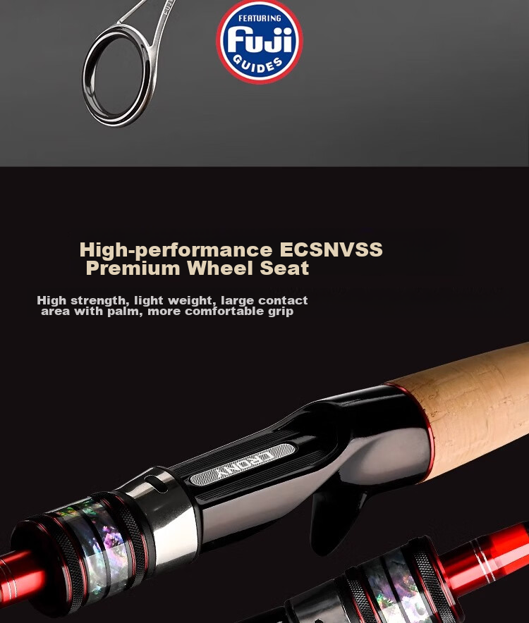 CRONY Straight Handle Fishing Rod with Ultra-Light High Carbon Fiber Tip for Mandarin Fish And General Lure Fishing, 2.13m S702ML 11