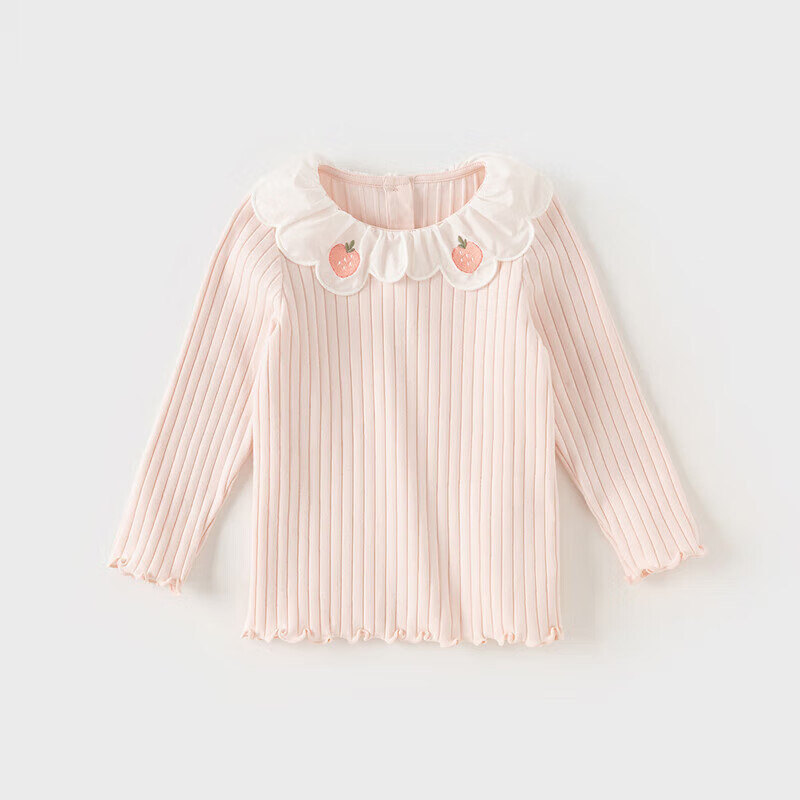 DAVE & BELLA Children's Long-Sleeve T-Shirt, Autumn Girls' Undershirt, Baby Top, Girls' Wear