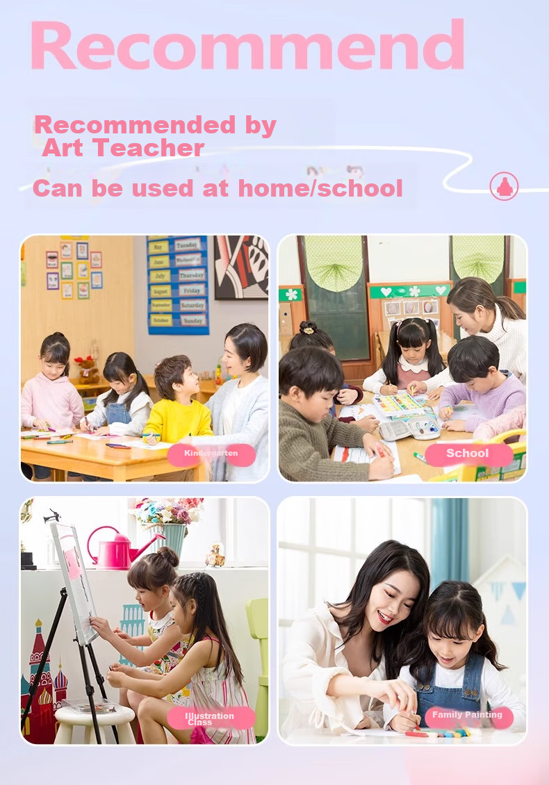 Shuxing 60-Color Acrylic Markers for Children, Non-Bleeding Watercolor Pens, Stackable Colors, Heart-Shaped Design for Elementary School Students, Art-Specific 24/36/48 Color Paint Brushes, Brite Turquoise Set Water-Based 22