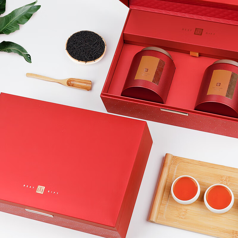 第一江南红茶武夷山正山小种特级250g和颜蜜香茶叶礼盒装春茶高端送人礼品