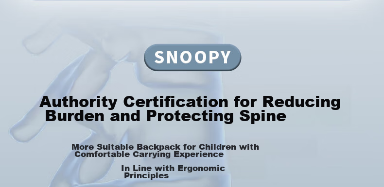 SNOOPY Backpack for Middle School Boys And College Students, Large Capacity Multifunctional Laptop Bag Travel Backpack, Blue 35L 10