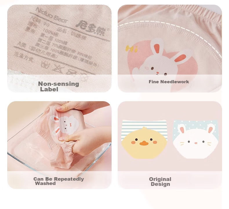 Niduoxiong Toilet Training Pants for Boys And Girls, Baby Diaper Cover-Up, Disposable Diaper Alternative, Washable Underwear 24