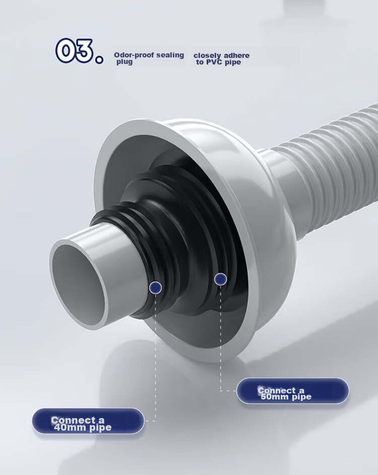 DU PONT Sink Drain Pipe Set, Bathroom Washbasin Drain, Washbasin Drainage System, Sink Drain Pipe D-PJ021 6