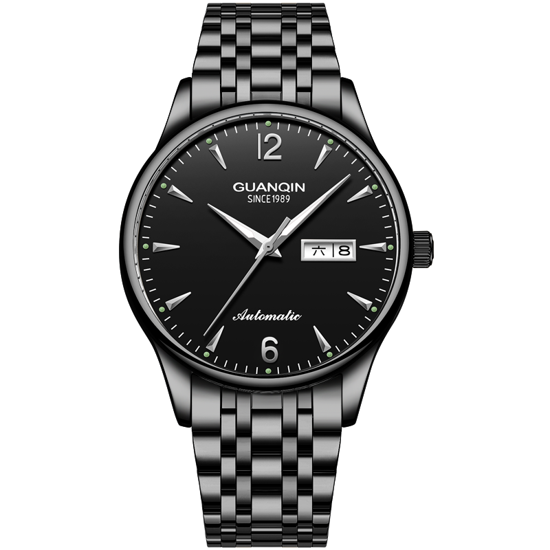 GUANQIN Men's Mechanical Watch Swiss Certified Automatic Business Waterproof Luminous Gift for Boyfriend