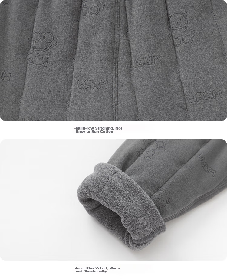 BALABALA Children's Thermal Pants, Winter Thickened Boys' Leggings, Girls' Trousers, School Uniform Inner Wear, Cold-Resistant, 208424171208 22