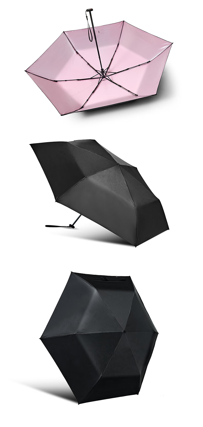 Knirps German Sun Umbrella, UV Protection, Rain And Shine Umbrella, Tri-Fold Sunshade, Ultra-Lightweight Portable, Women's Gift 13