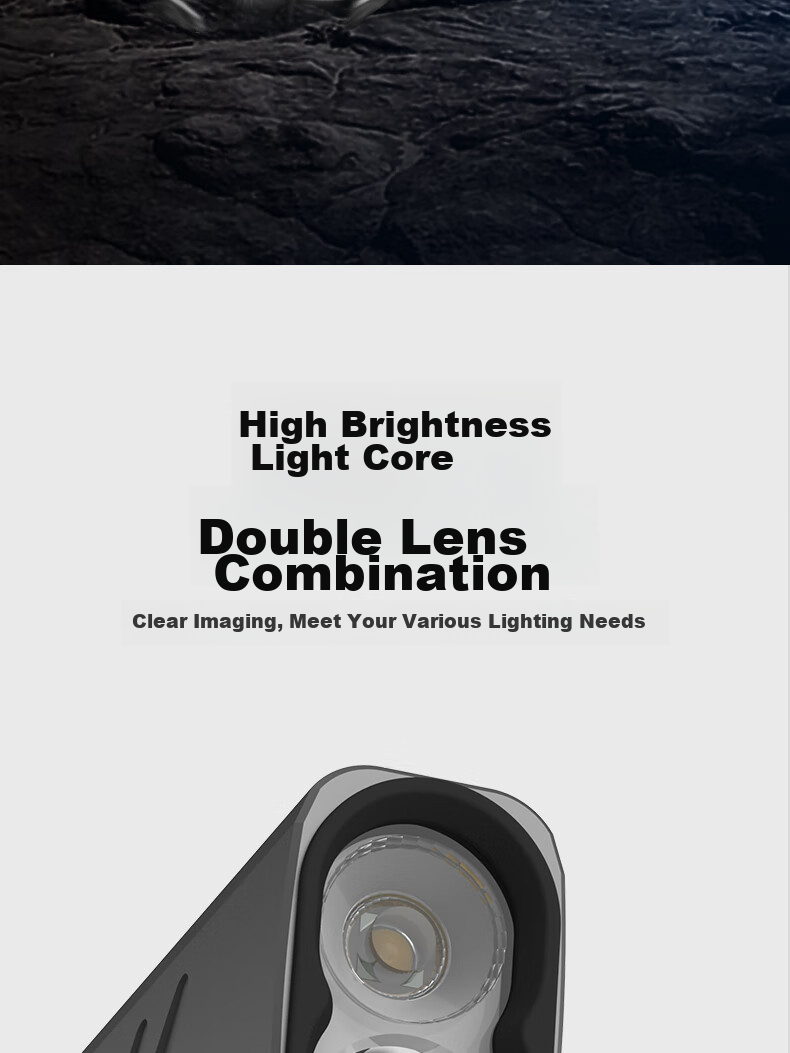 Shanlishi Sunrei High-Intensity Flashlight, Outdoor Multifunctional Portable, Hiking Emergency Rescue Lighting Work Lamp, Army Gree 6