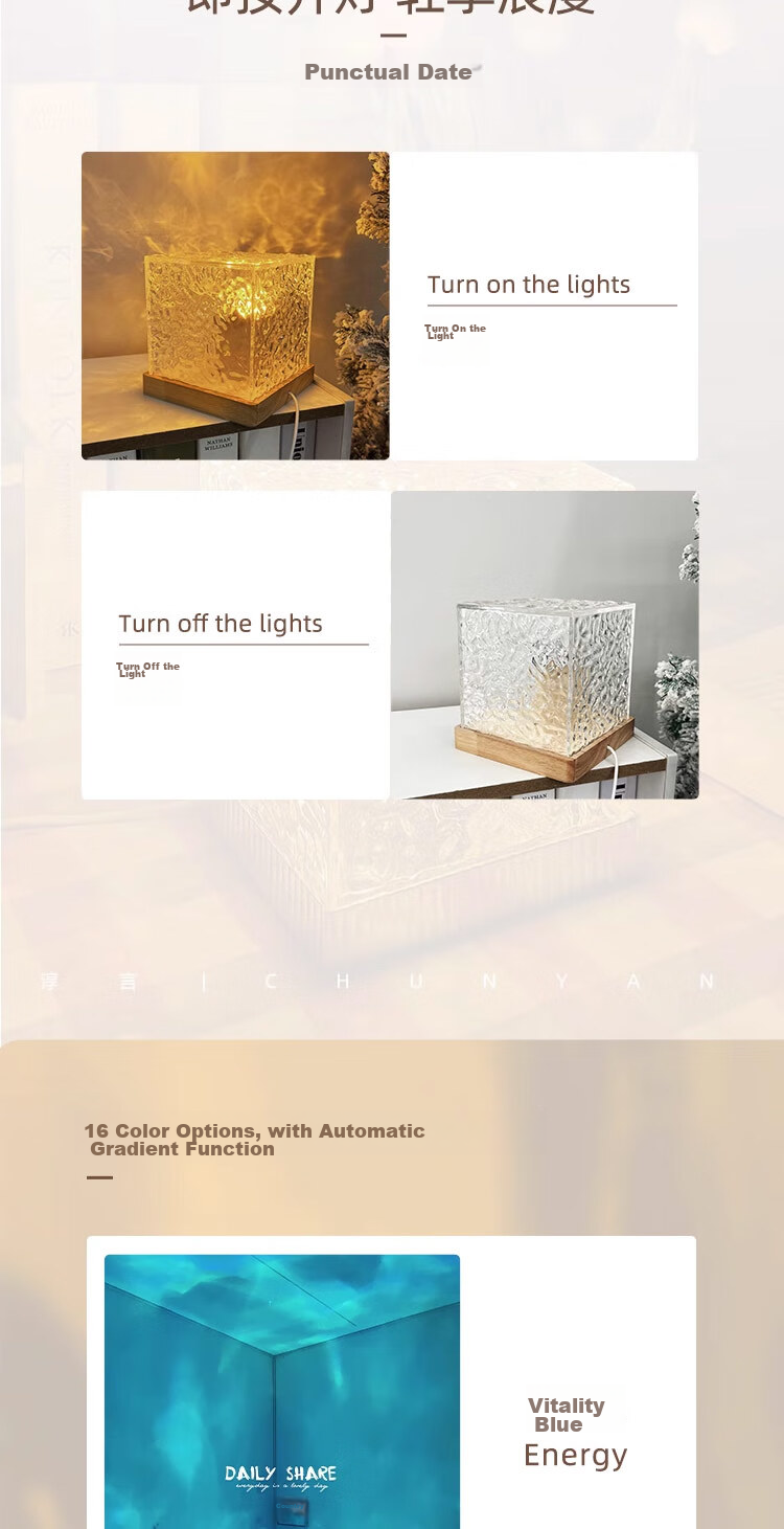 Dipuer Tofu Lamp, Fill Light Device, RGB Live Streaming And Photography Beauty Light, Camera Phone Desktop Photography Light, Outdoor Portable Handheld LED Pocket Light, Tofu Lamp 8