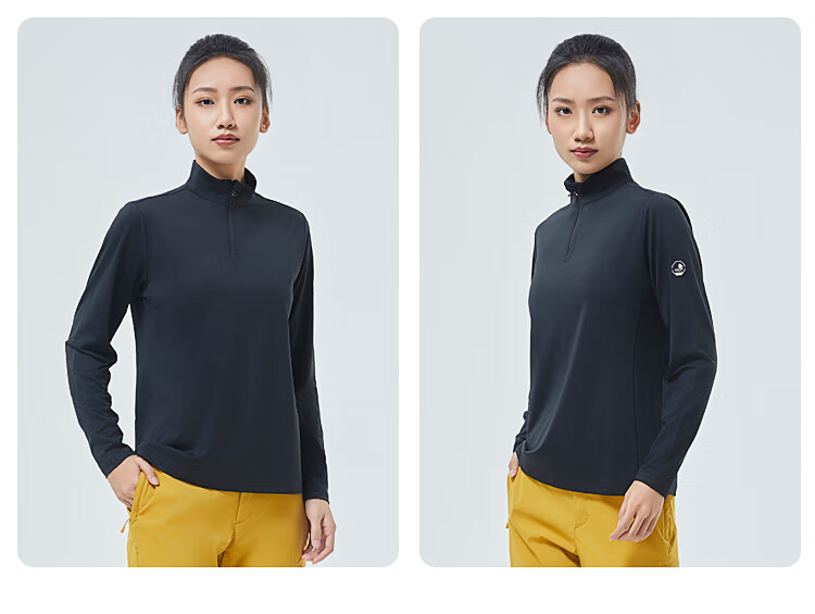 SCALER Outdoor Long-Sleeve T-Shirt for Men, Spring And Summer New Arrival, Ice Rainbow Silk Moisture-Wicking Quick-Dry Simple Running Sports Top for Wome 33