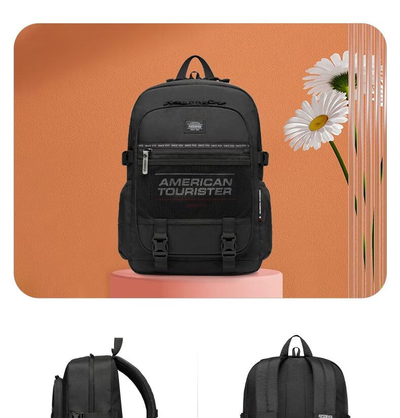 AMERICAN TOURISTER School Bag for Middle And High School Students, Boys And Girls Backpack with Large Capacity, Laptop Bag, Stylish NG8*001 8
