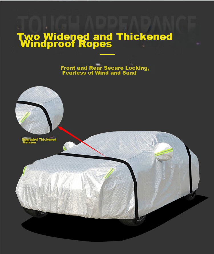 KOOLIFE Car Cover Full Protection Sunshade Thickened Suitable for Xiaomi SU7, Volkswagen, Buick LaCrosse, Toyota Crow 11