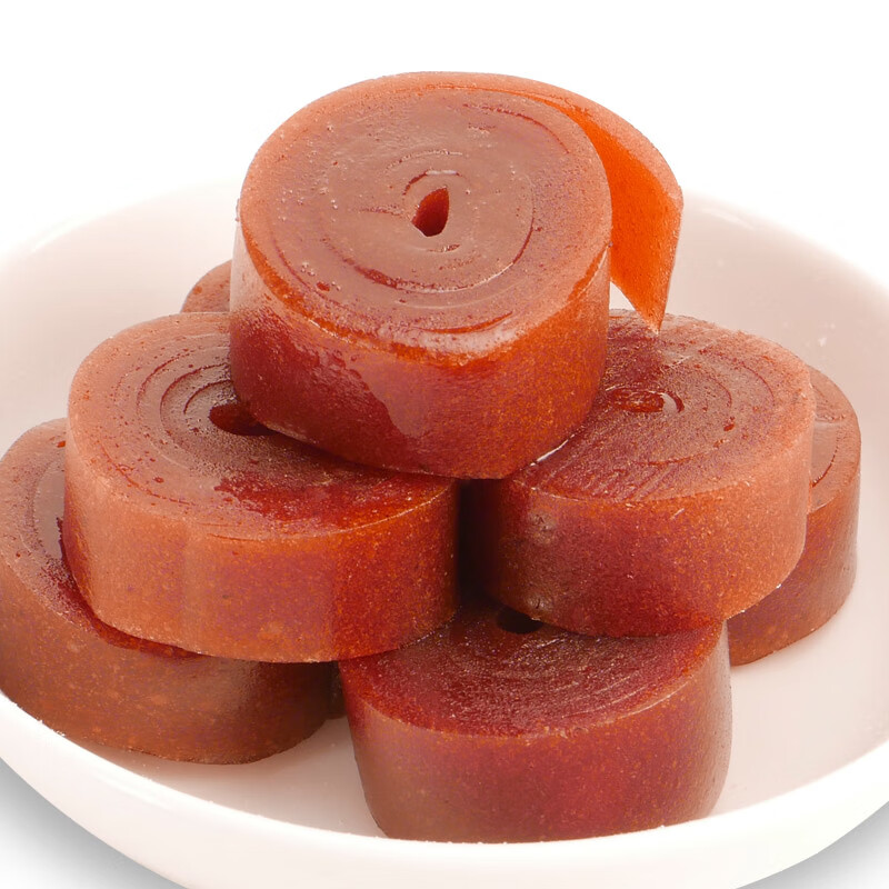 山楂宝贝山楂卷600g/袋 0添加 果丹皮蜜饯果脯怀旧儿童休闲零食 不加色素