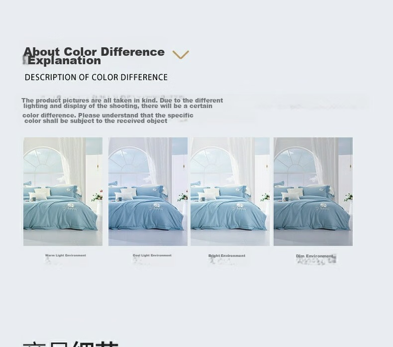 Shuixingjiafang Bedding Set, 60-Count Long-Staple Cotton, Chinese Embroidery Style, Xinjiang Cotton Duvet Cover And Fitted Sheet, Luxury High-End Gift Box Set for 1.5m Bed - Swan Blue 27