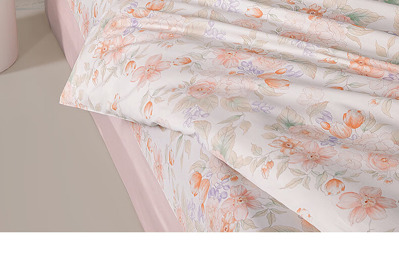 Shuixingjiafang Duvet Cover, Pure Cotton, 60 Count Long-Staple Cotton, Sateen Fabric, Bedding Cover, Single Size, 150x210cm 5