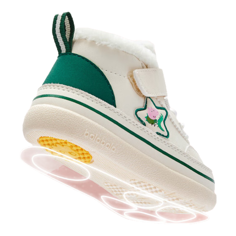 BALABALA Baby Walking Shoes for Infant Boys And Girls, Autumn And Winter Children's Shoes [Peppa Pig IP] 208424144201