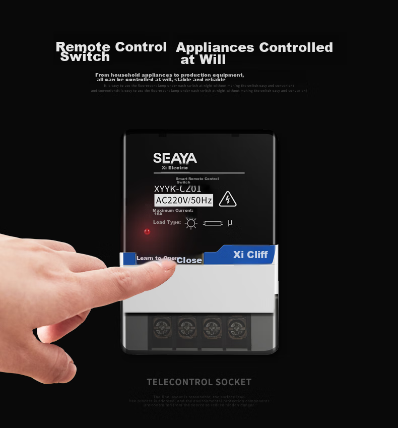 Xiya XYYKCZ01 Intelligent Wireless Remote Control Switch Water Pump Motor Submersible Pump Long-Distance Remote Controller 10
