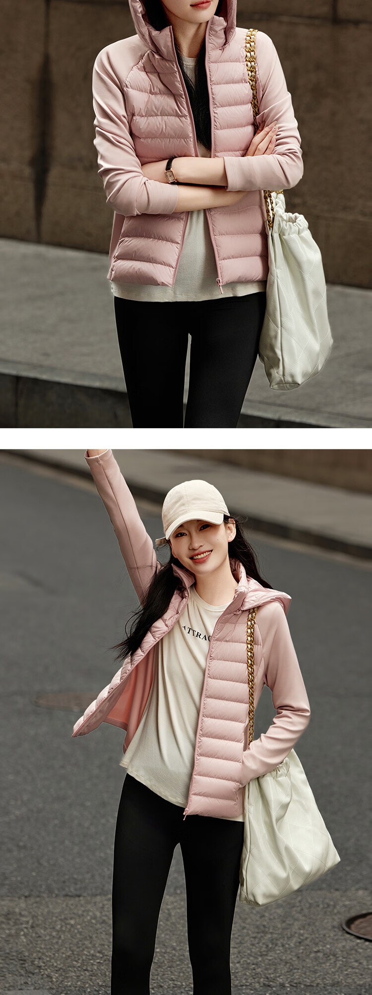 Dme [Cloud Souffle] Winter Dopamine Slim Waist 90% Duck Down Lightweight Warm Versatile Women's down Jacket 21