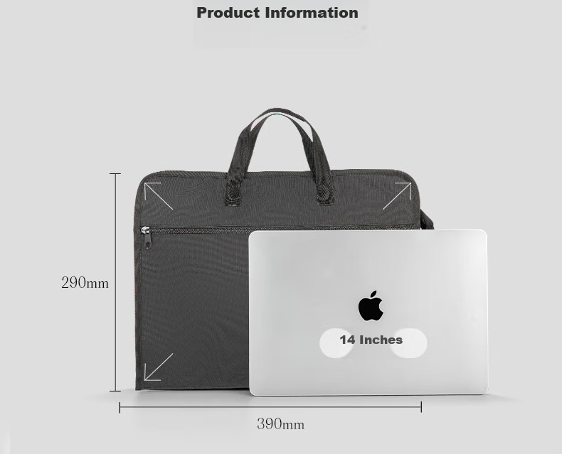Deli Office Briefcase, Business Document Bag for Men And Women, Professional File Case, Handheld Document Carrier, Portable Folder, P63753 Blue 19
