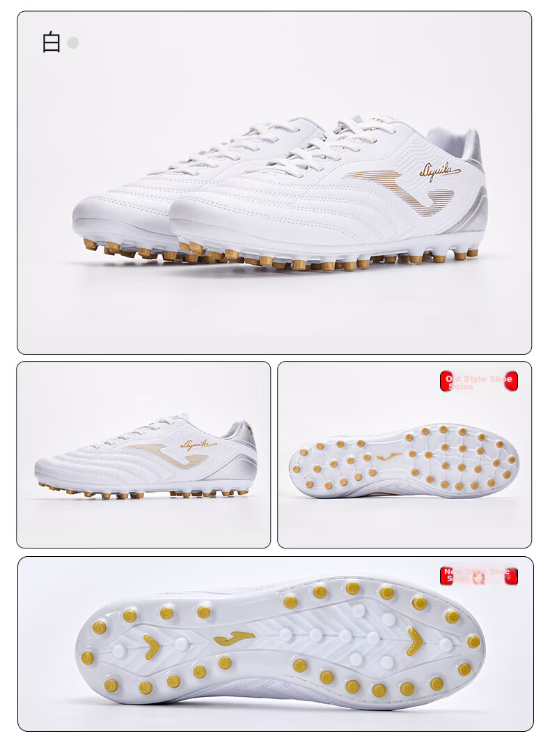 JOMA Adult Soccer Shoes for Men, Youth And Students, MG Short Studs Breathable Competition Football Training Shoes, Black, Size 43.5 14