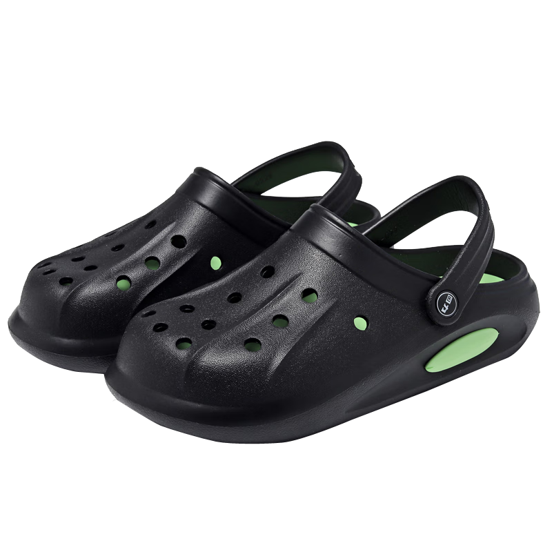 Warrior Outdoor Men's Breathable Slip-Resistant Beach Shower Sandals HL02291 Black Size 40