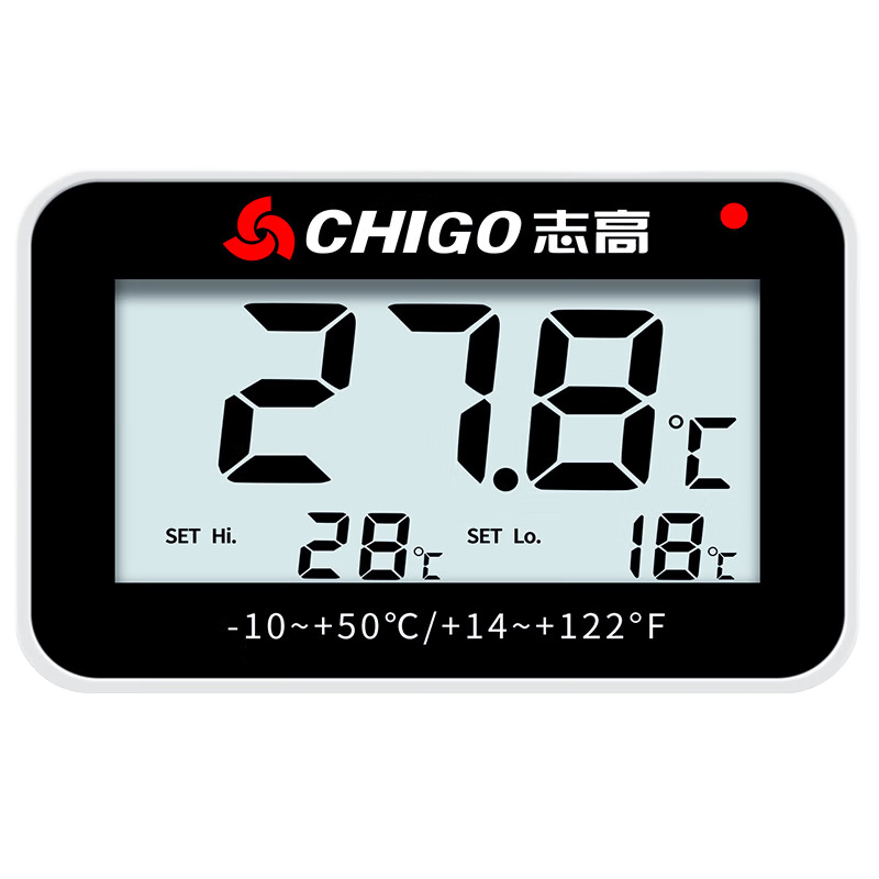 CHIGO Electronic Thermometer, Household Refrigerator Temperature Meter, High-Precision Digital Display ABS