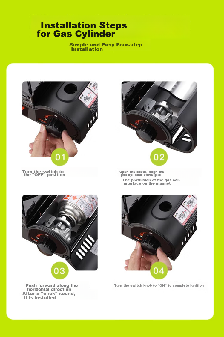 Iwatani Outdoor Double Windproof Cassette Stove, Portable Stove for Hot Pot Camping, 3.5kW Powerful Flame, ZKZ-2F Limited Edition Black 11