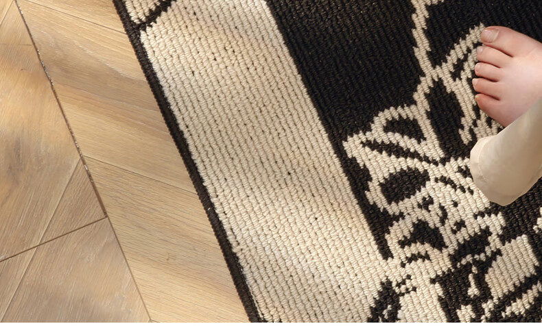 Modouyu Entrance Door Mat, 80*120cm, Floral Pattern, Doormat for Bathroom And Foyer, Durable High-End Carpet 9