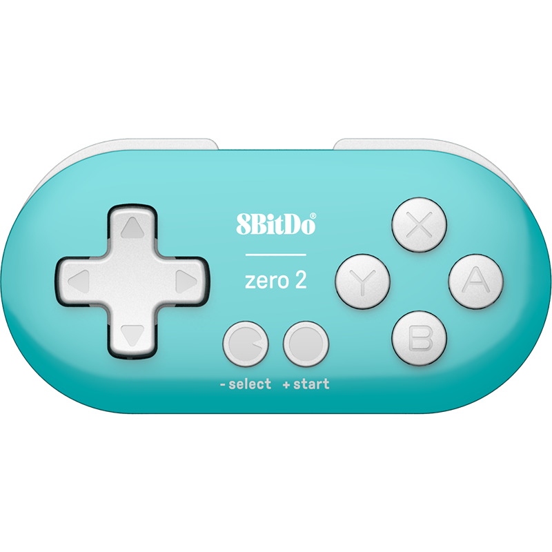 8BitDo Zero2 Mini Game Controller Anki Shortcut Tool Drawing Shortcut Assistant Wireless Mobile Switch Game Console Steam Peacock Blue