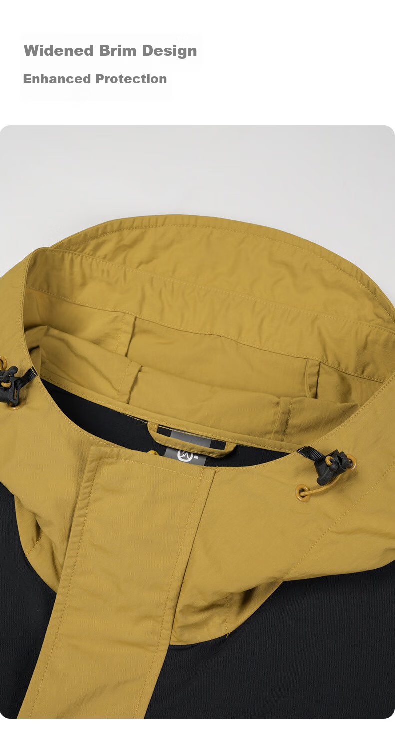 TECTOP Windproof Outdoor Hiking Jacket, Casual Outerwear, 2412205WT, Olive Green/ebony Gray, Size S 14