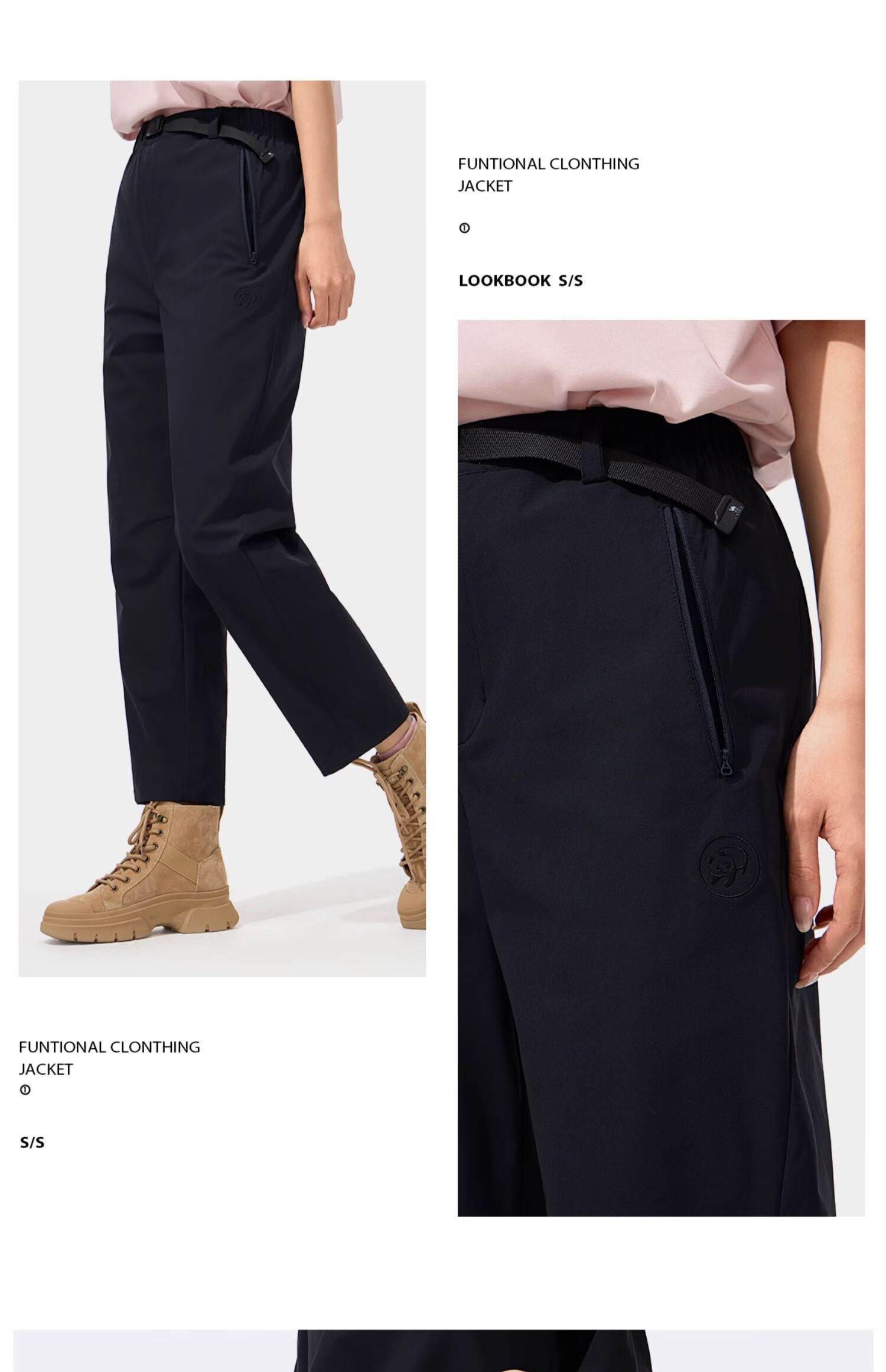 CAMEL Women's Quick-Dry Long Pants, Spring And Summer Outdoor Cool-Feeling Comfortable Breathable Casual Pants [Panda Collaboration] A24BA68181 15