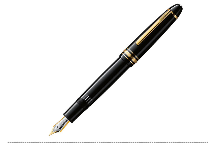 MONTBLANC Meisterstück 146 Platinum-Plated Fountain Pen F Nib 2850/132442 [Gift] 5
