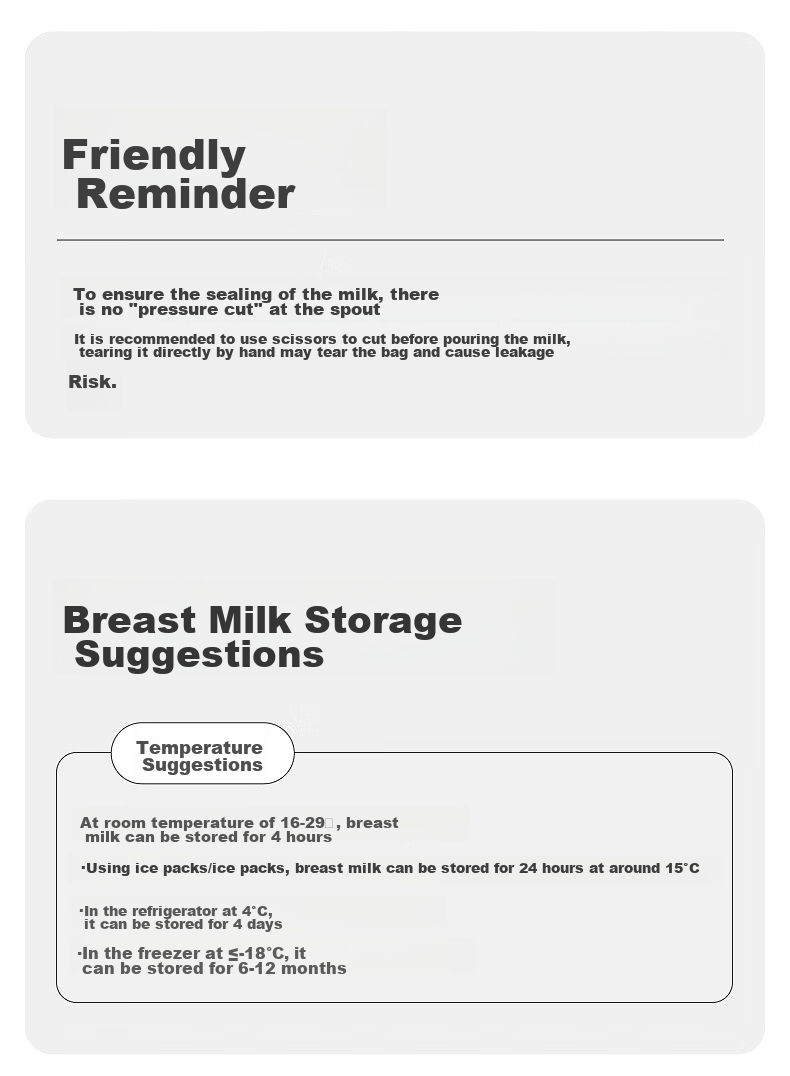 Shixi Light-Proof Breast Milk Storage Bags, Disposable Small Size, for Storing Breast Milk And Formula, 200ml*30 Pieces 18