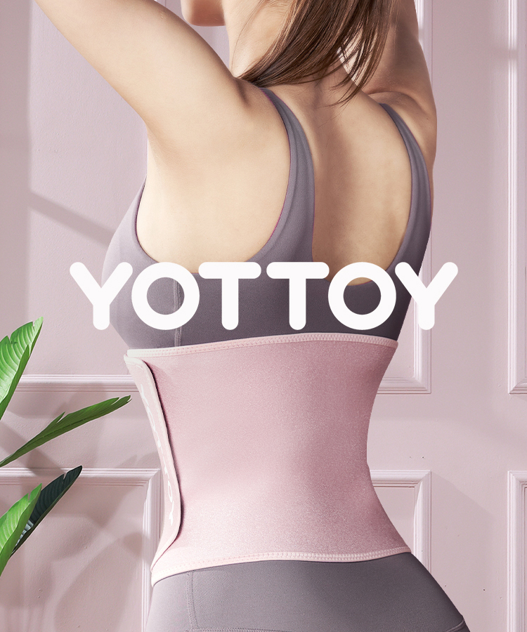 Yottoy Sweat-Inducing Waist Trainer for Women, Fitness Waist Support Belt, Exercise Training Abdominal Shaper, Weight Loss Running Body Shaper, Tummy Control, Cherry Blossom Pink 17