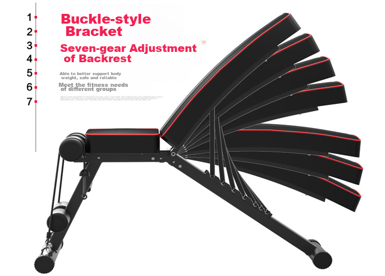 DDS Multifunctional Dumbbell Bench Fitness Equipment Home Gym Chair Bench Press Sit-Up Exercise Equipment DDS1217 5