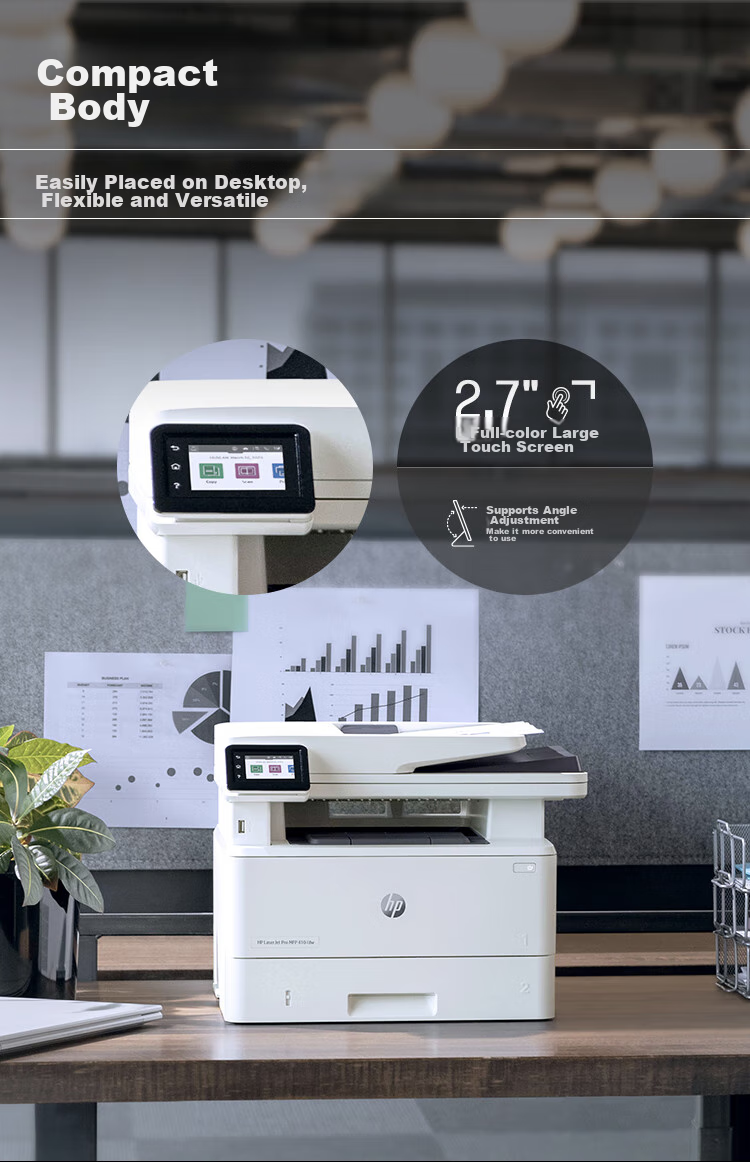 HP 4114dw Monochrome Automatic Duplex Wireless Laser Printer Copy Scan Wireless Connectivity Continuous Copy Business Office Commercial 16
