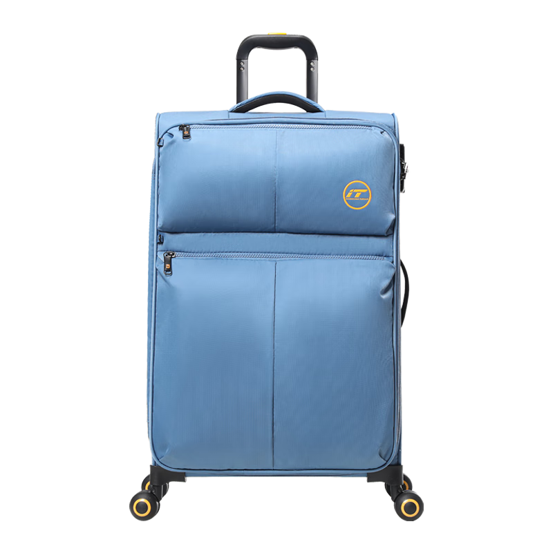 INTERNATIONAL TRAVELLER British IT Luggage Suitcase, Ultra-Light Travel Case, Large Capacity Check-In Suitcase, 24-Inch, 2644 Blue