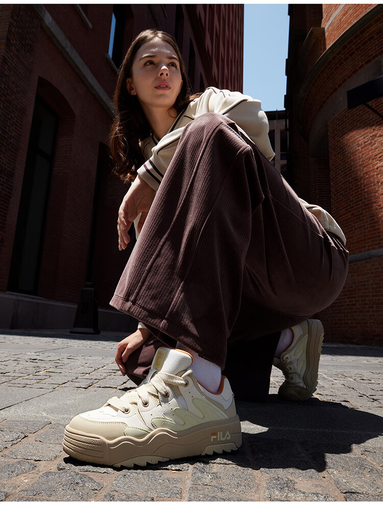 FILA Official Women's Shoes, ROSETTA Modern Sneakers, Colorful Shoes, Platform Shoes, Fashionable Casual Shoes 29