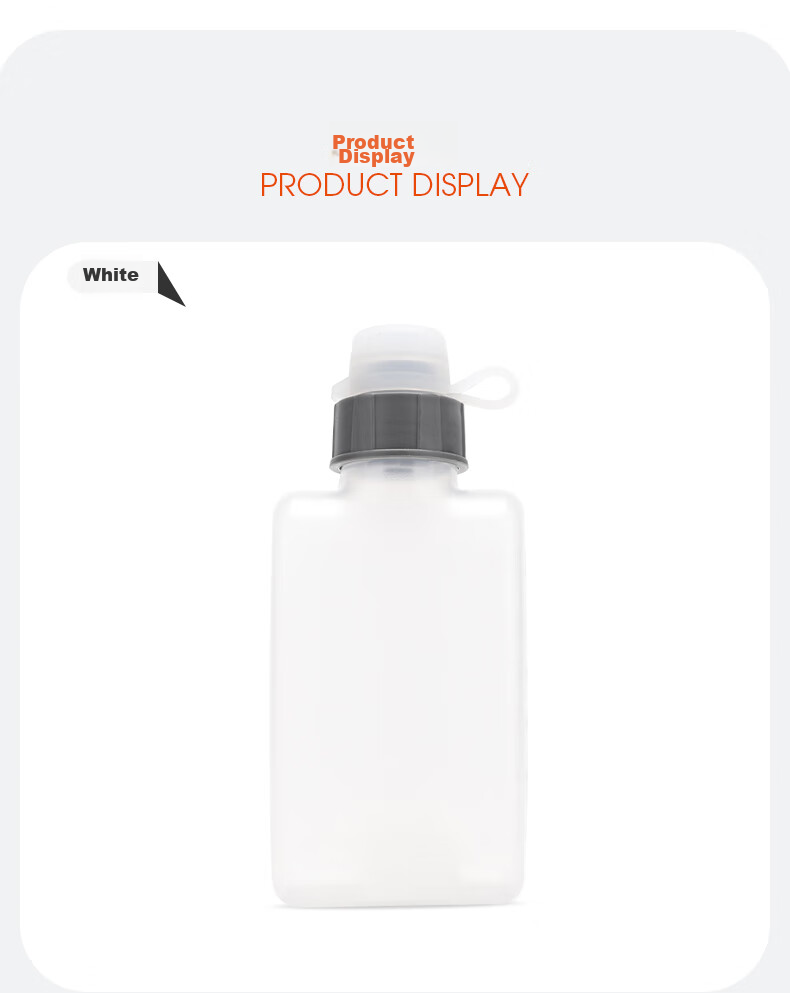 TFO Fifth Generation Outdoor Water Bottle, Multifunctional Cup for Cycling, Water Bottle 9502412, White, 190ML 9