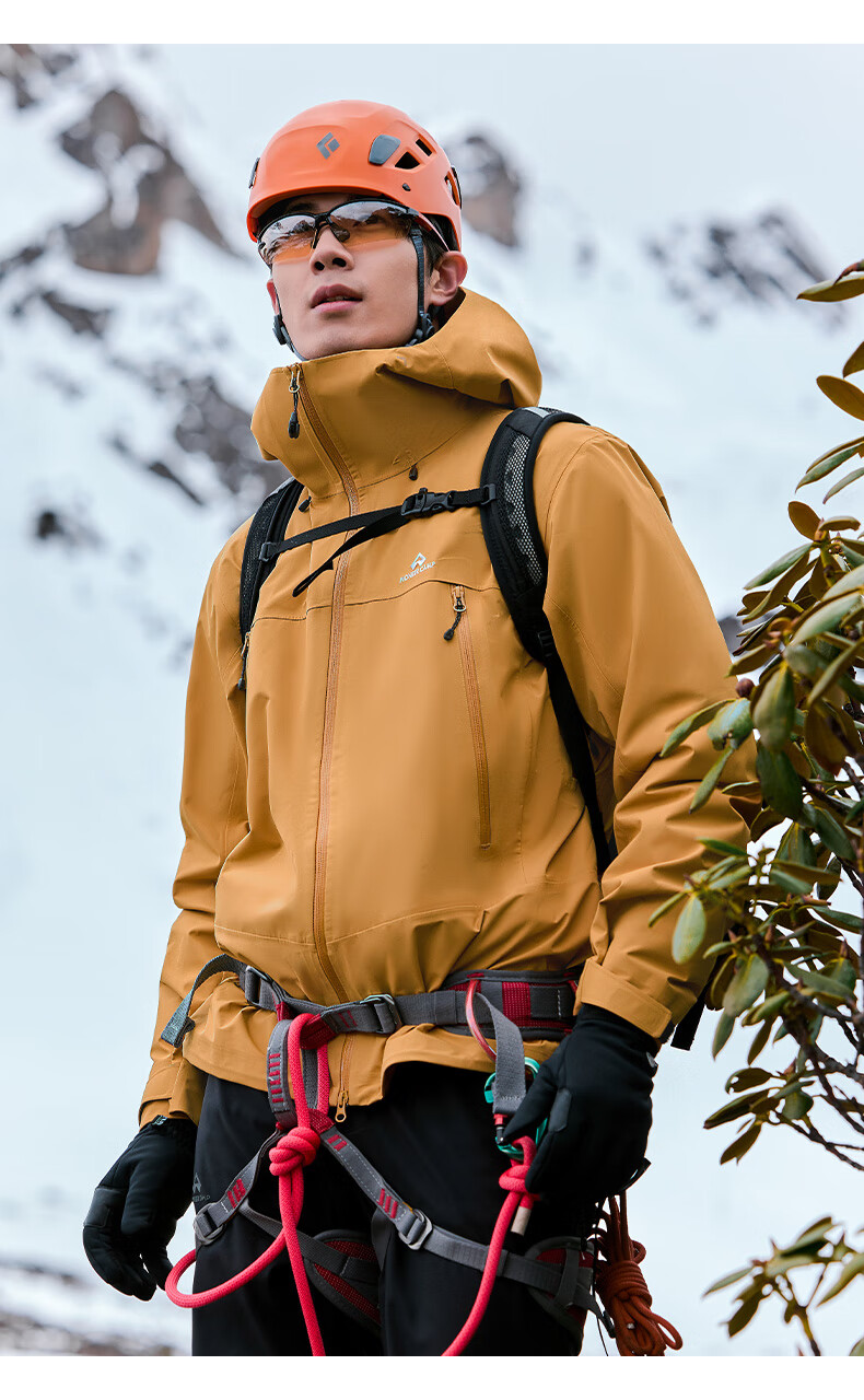 Pioneer Camp Lin Xinyue Same Style Little Eagle Windbreaker, Toray Men's Outdoor Windproof Waterproof Professional High-Altitude Hiking Mountaineering Jacket 8