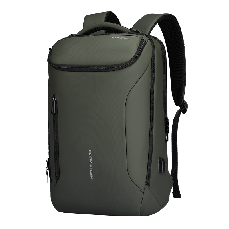 MARK RYDEN Backpack for Men, 17.3-Inch Laptop Bag, Business Backpack, School Bag MR9031, Olive Green Upgraded Versio