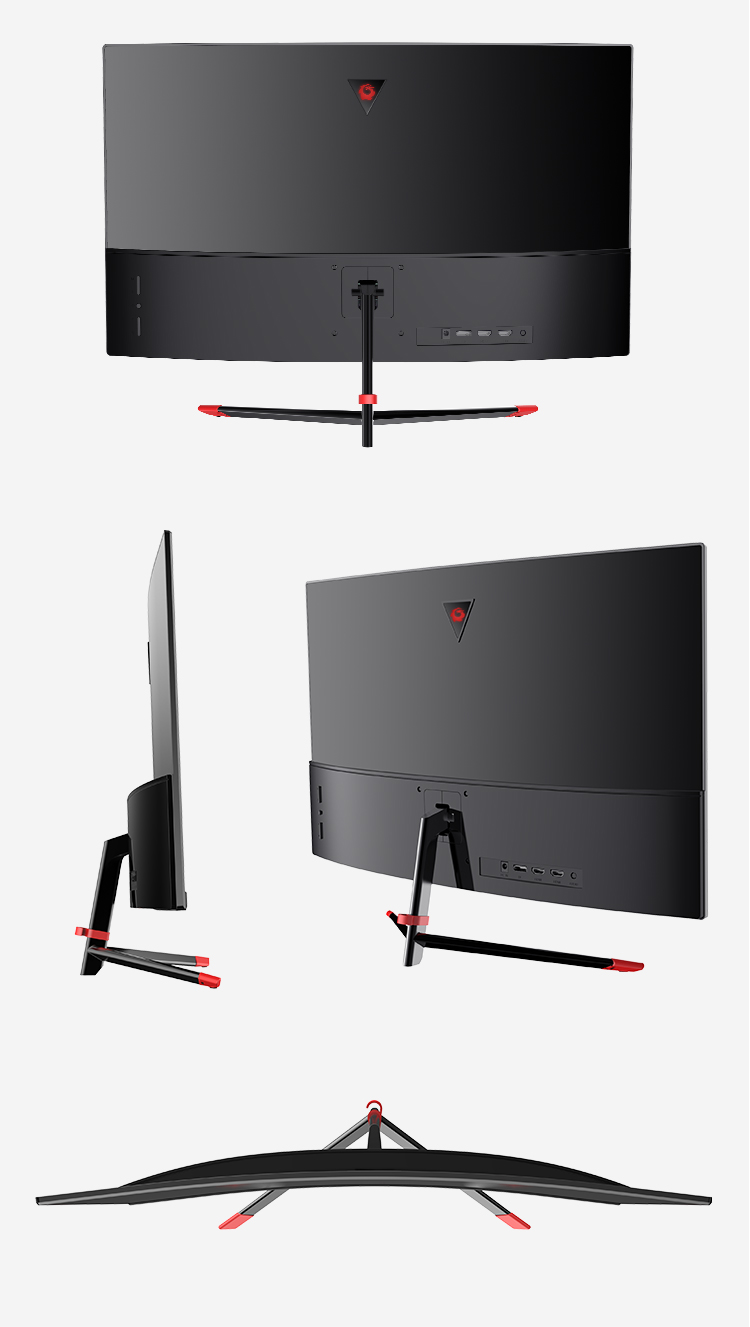 游戏悍将 27英寸144hz显示器电脑游戏吃鸡主机办公家用高清显示屏 ck