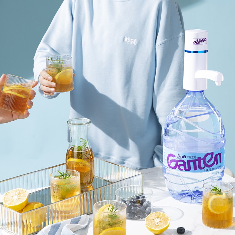 景田 饮用天然泉水 大瓶装水 4.6L*4瓶  家庭健康饮用水