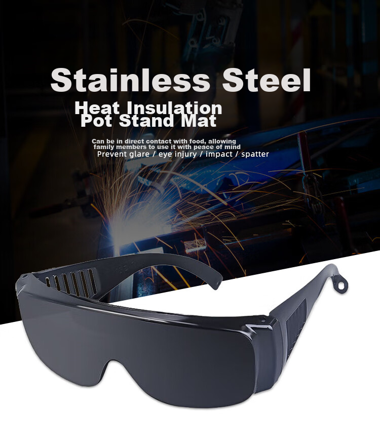 Beifute Welding Goggles, Specialized Anti-Glare Protective Glasses for Welders, Splash-Proof And Eye-Saving Welding Safety Eyewear [Fast Delivery from Beijing Warehouse], Size 8 Welding Goggles 2