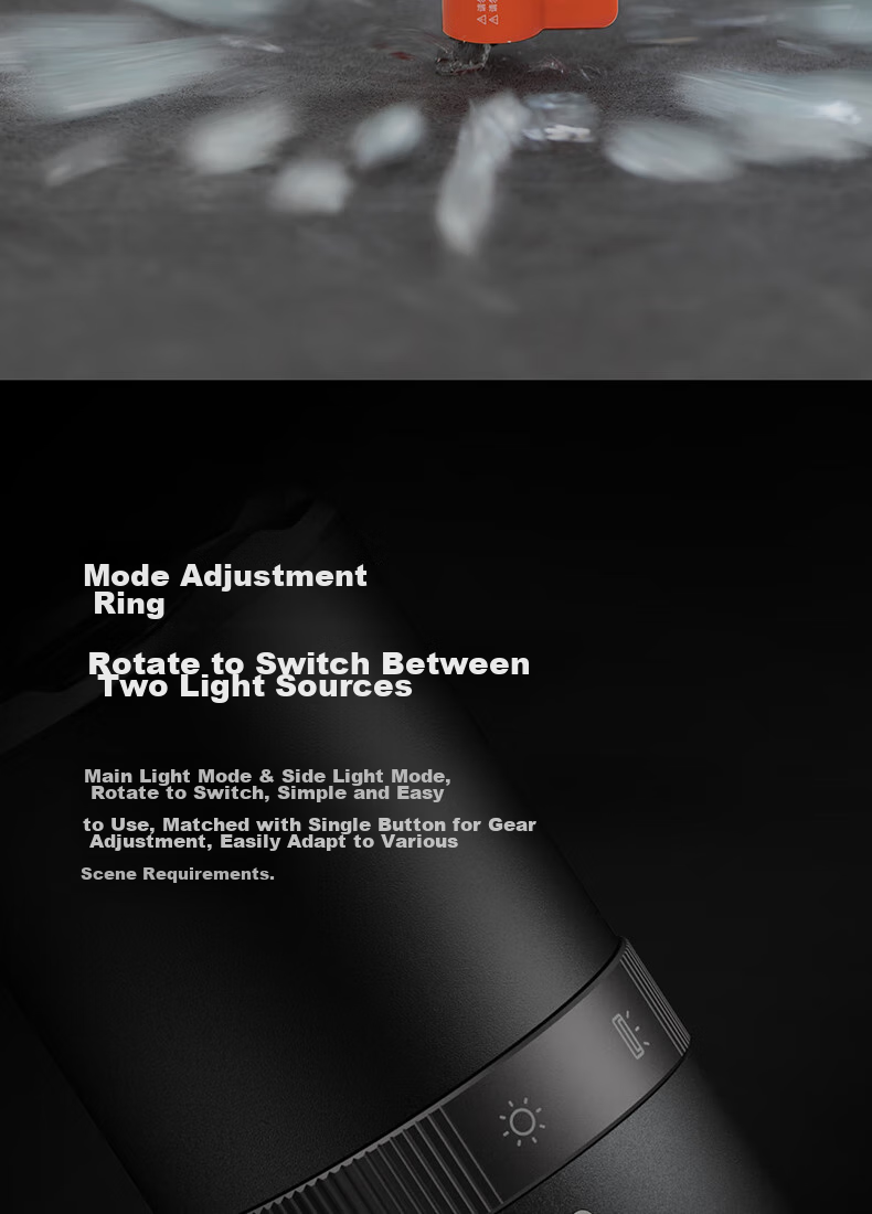 Mijia Multi-Functional Flashlight, Window Breaker, Knife, Safety Hammer, High Brightness Illumination, Long-Lasting Battery Life, Stepless Zoom 10